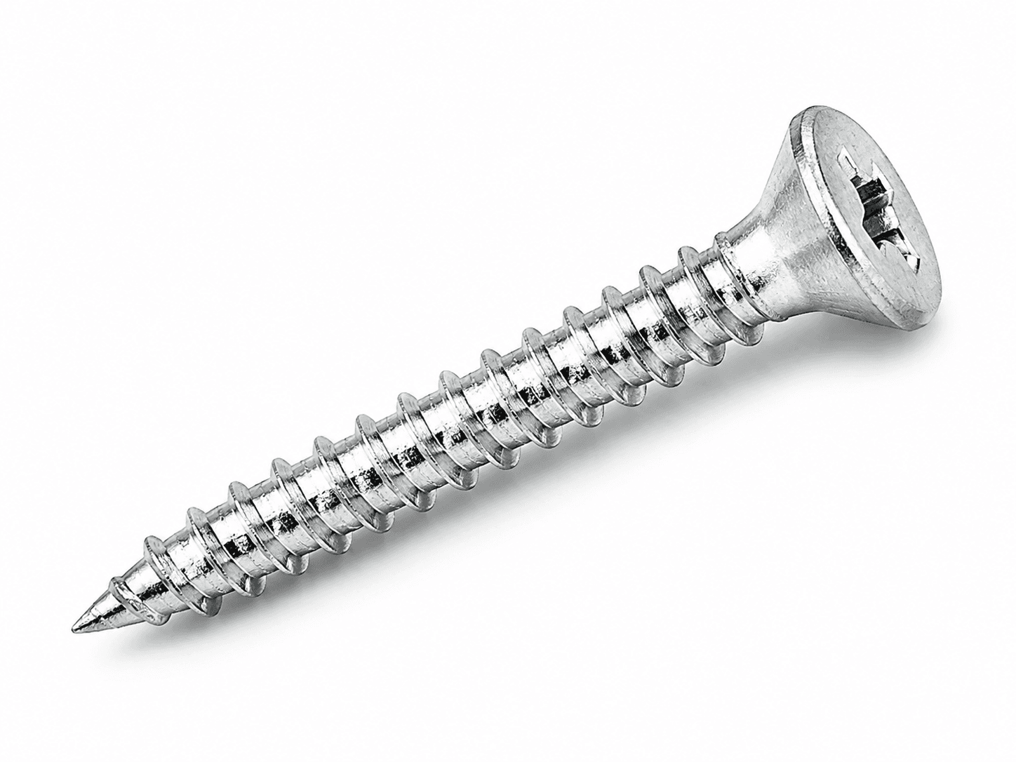 White Zinc Wood Screws