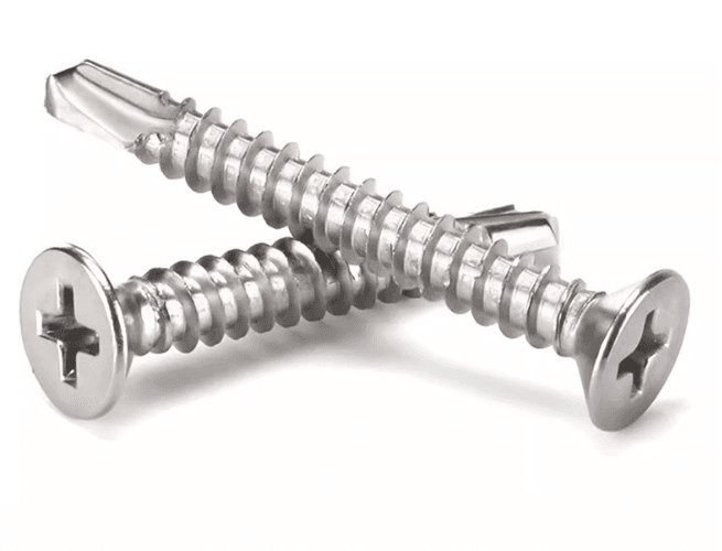 1022A Carbon Steel Flat Head Phillips Self-Drilling Screws