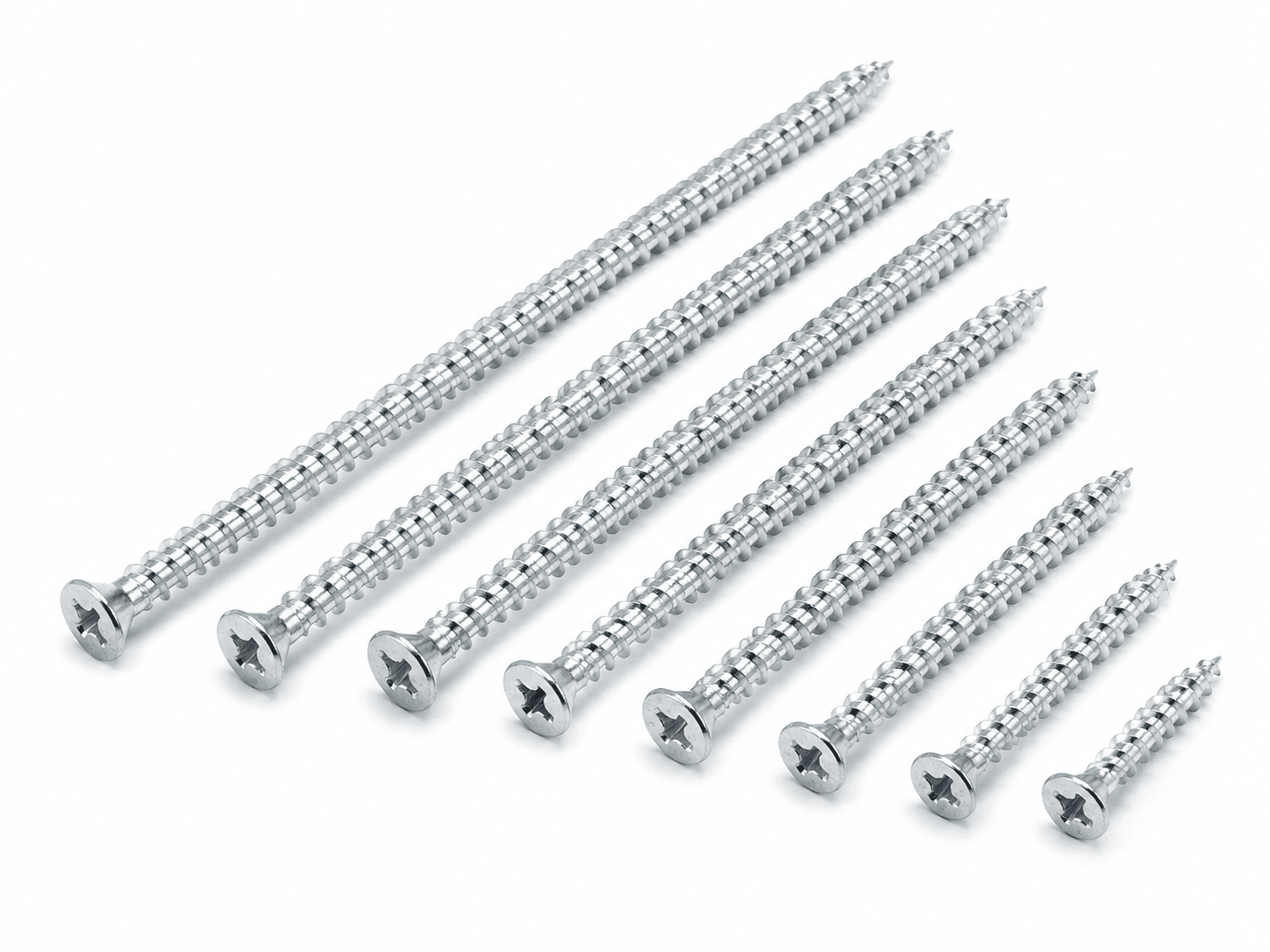 White Zinc Wood Screws White Zinc Wood Screws