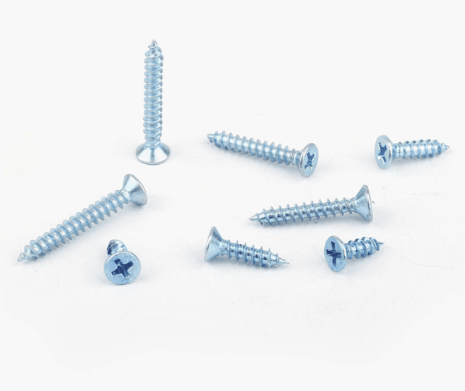 Blue-White Zinc Plated Wood Screws Blue-White Zinc Plated Wood Screws