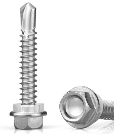 304 Stainless Steel Hex Washer Head Self-Drilling Screws 304 Stainless Steel Hex Washer Head Self-Drilling Screws