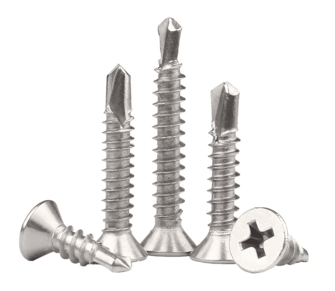 1022A Carbon Steel Flat Head Phillips Self-Drilling Screws 1022A Carbon Steel Flat Head Phillips Self-Drilling Screws