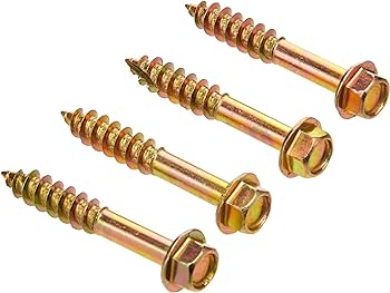 Coach Screw Yellow Zinc Plated