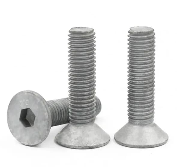 Din7991 HDG Hex Socket Countersunk Head Screw Product