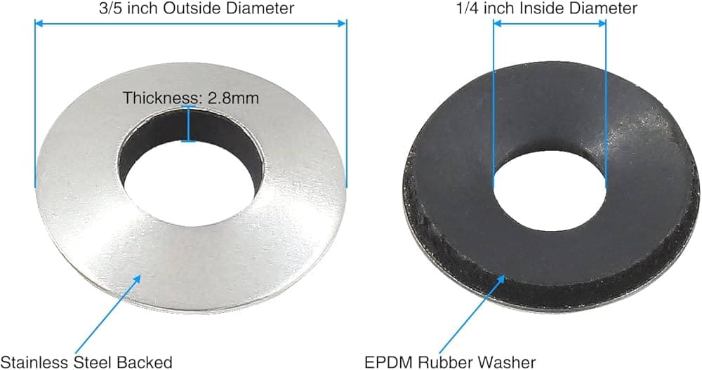 GI Steel Bonded Sealing Washer for Self-Drilling Screws GI Steel Bonded Sealing Washer for Self-Drilling Screws