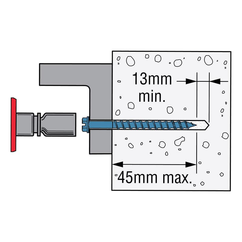 Hex Slotted Head Concrete Screw Hex Slotted Head Concrete Screw