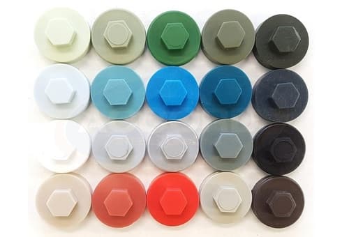 PVC Hex Cap for Self-Drilling Screws