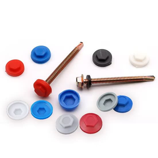 PVC Hex Cap for Self-Drilling Screws PVC Hex Cap for Self-Drilling Screws