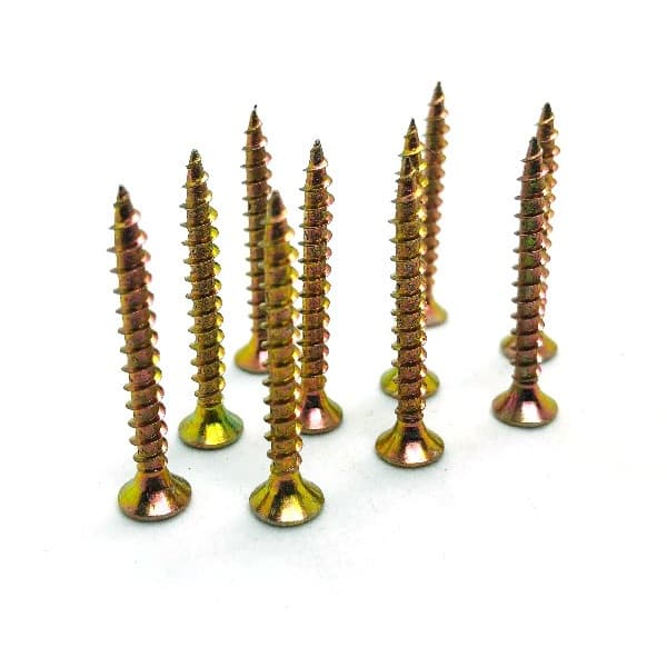 Chipboard Screw Yellow Zinc Plated Self Tapping Screw Product