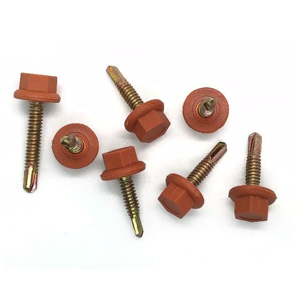 Ral2003 Self Drilling Screw Orange Nylon Head