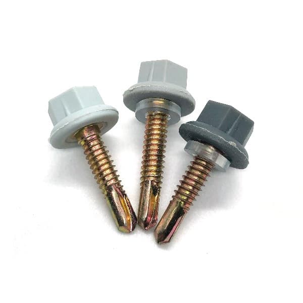 Self Drilling Screw White Nylon Head