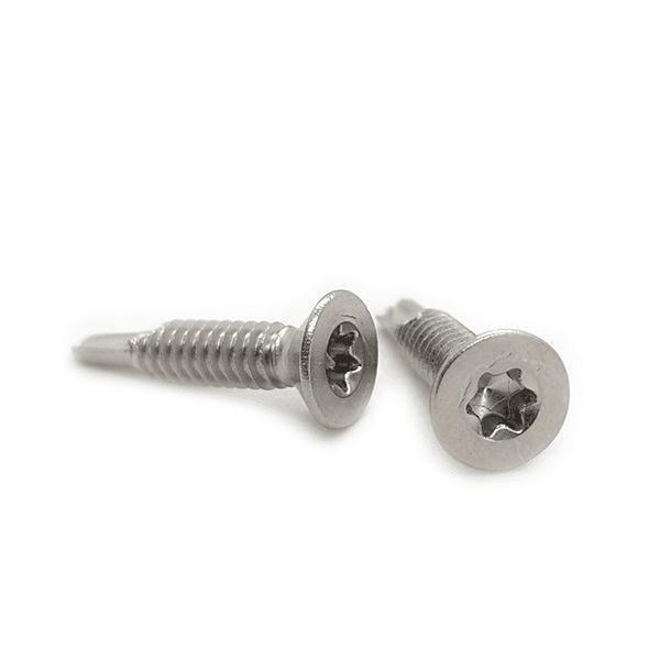Саморез с потайной головкой Torx из нержавеющей стали